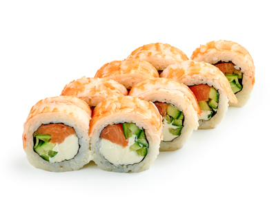 Тигровый с лососем