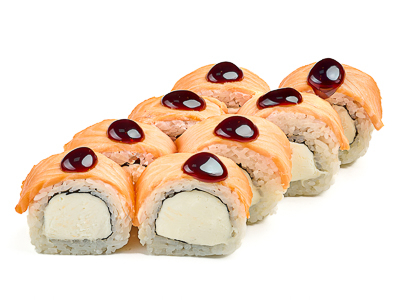 Опаленный лосось чиз