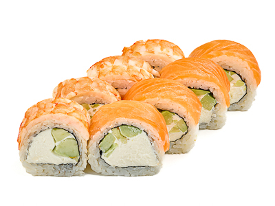 Микс тигровый & филадельфия с авокадо