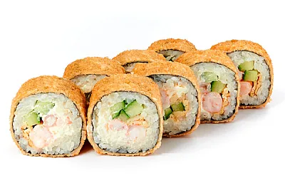 Жареный с креветкой