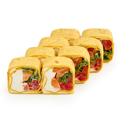 Тортилья с лососем