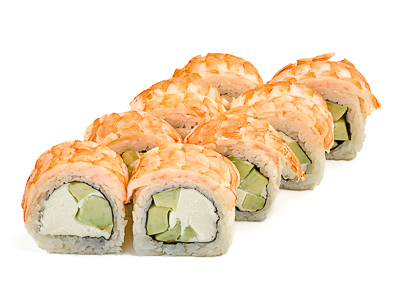 Тигровый с авокадо