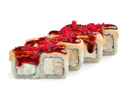 Филадельфия запеченная с креветкой