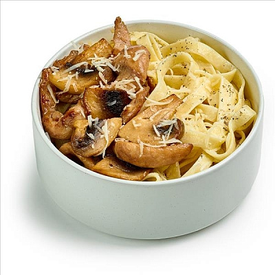 Паста с курочкой и грибами