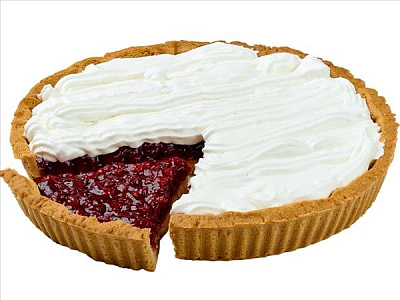 Брусника с кремом