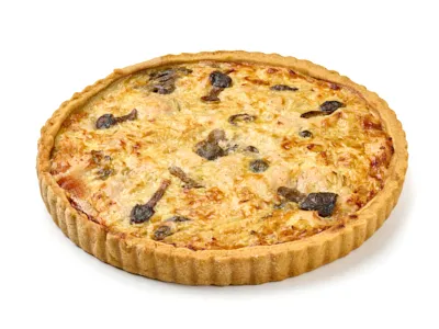 Киш с курочкой и опятами